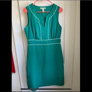 Banana Republic Sleeveless Kelly Green Dress sz10